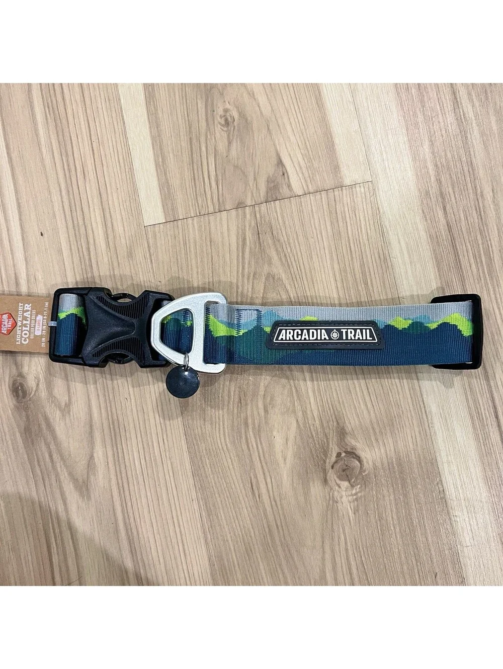 NEW XL Arcadia Trail Unisex Lightweight 20-28” Dog Puppy Collar D-Ring Outdoor